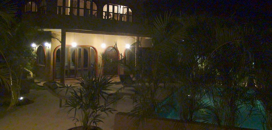 Vista Celeste Front at Night